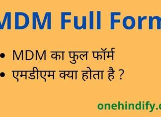 MDM Full Form in Hindi – MDM का फुल फॉर्म सरकारी योजना में क्या है ? MDM Full Form in Hindi - MDM का फुल फॉर्म सरकारी योजना में क्या है ?