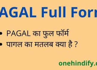 PAGAL Full Form in Hindi / English – पागल का फुल फॉर्म क्या होता है ? PAGAL Full Form in Hindi / English - पागल का फुल फॉर्म क्या होता है ?
