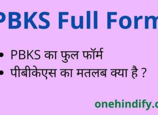 PBKS Full Form in Hindi – पीबीकेएस का फुल फॉर्म IPL में क्या होता है ? PBKS Full Form in Hindi - पीबीकेएस का फुल फॉर्म IPL में क्या होता है ?